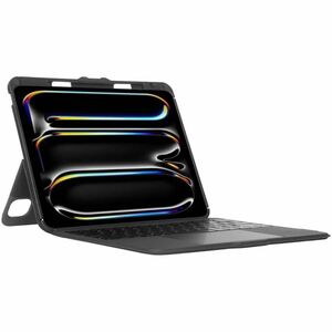 Targus VersaVu THZ989NO Tastatur/Cover (Folie) für 33 cm (13 Zoll) Apple iPad Pro 13 (2024) Tisch - Schwarz - Thermoplasti
