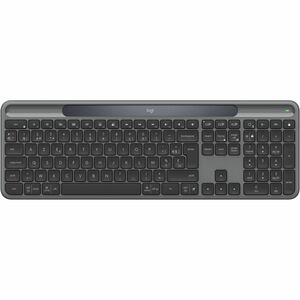 Logitech Signature Slim Solar+ K980 Keyboard - Full-size - Wireless Connectivity - USB Type A, USB Type C Interface - Belg