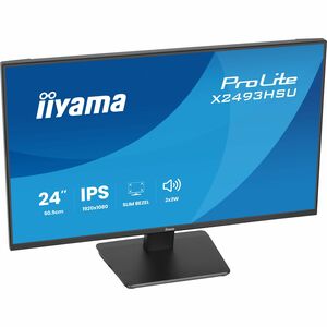 iiyama ProLite X2493HSU-B1 24" Class Full HD LED Monitor - 16:9 - Matte Black - 60.5 cm (23.8") Viewable - In-plane Switch