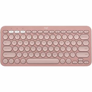 罗技PEBBLE KEYS 2 K390无线键盘 粉色