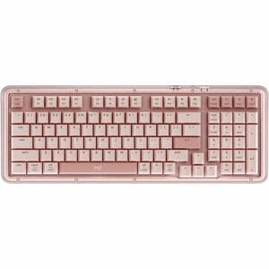 Logitech K98S Plus 键盘 - 袖珍的 - 有线/无线 连接 - A 型 USB 接口 - 英文（美国） - QWERTY 布局 - 机械 按键开关 - Bluetooth/RF - 10 m - 2.40 GHz - 97 K
