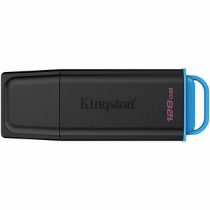 Kingston DataTraveler Exodia 128 GB USB 3.2 (Gen 1) Type A, USB 2.0 Flash Drive - Black, Blue
