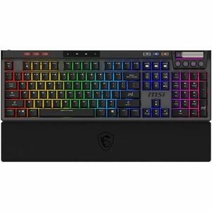MSI STRIKE PRO WIRELESS Gaming Keyboard - Wired/Wireless Connectivity - Bluetooth/RF - 2.40 GHz - USB 2.0 Type C Interface