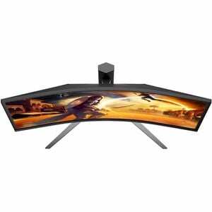 AOC CU34G4CA 34" Class UW-QHD Curved Screen Gaming LED Monitor - 21:9 - Black, Red - 86.4 cm (34") Viewable - Fast Vertica