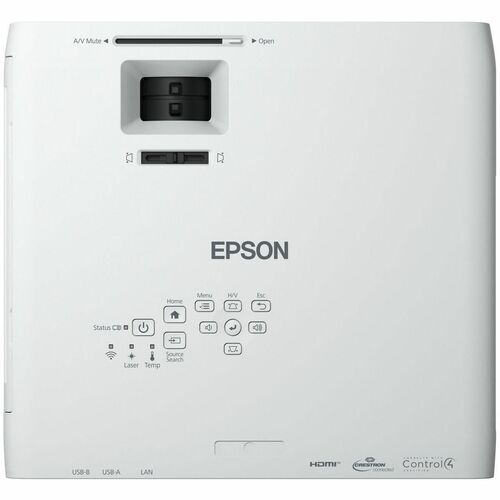 Epson EB-L260F 3LCD Projector - 16:9 - Desktop, Ceiling Mountable, Wall Mountable, Floor Mountable - White - Front, Ceilin