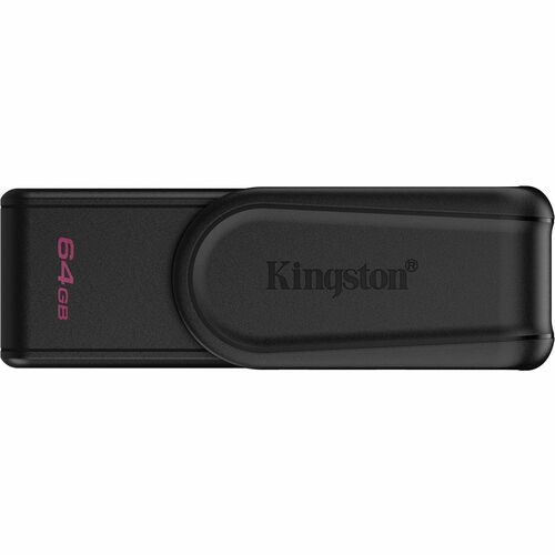 Kingston DataTraveler Exodia S 64 GB USB 3.2 (Gen 1) Flash Drive - Black - 1