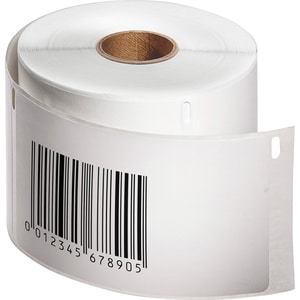 Dymo Large Address Labels - 3 1/2" x 1 1/2" Length - Rectangle - Inkjet - White - 520 / Roll - 520 / Box