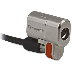 Kensington Premium ClickSafe Keyed Laptop Lock - Black - Carbon Steel, Steel - 5 ft - For Notebook