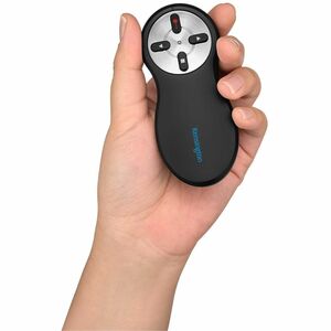 Kensington Wireless Presenter with Red Laser - Nano Receiver - Wireless - Radio Frequency - 2.40 GHz - Black - USB Type A 