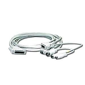 Vertiv Avocent Universal Keyboard, Mouse and VGA Video KVM Cable (PS/2 & Serial) KVM cable  15-Ft (CUFC-15) - Universal k