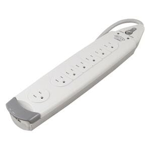 Belkin 7-Outlet SurgeMaster® Home Series - 6ft input cord - 1045 J - 7 x NEMA 5-15R - 1045 J - 120 V AC Input - 120 V AC O