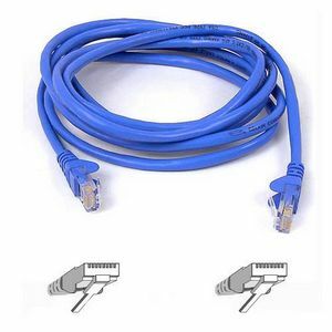 Belkin Cat5e Patch Cable - RJ-45 Male Network - RJ-45 Male Network - 5ft - Blue