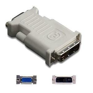 Belkin Pro Series DVI Adapter - 1 x 17-pin DVI-I Video - Male - 1 x 15-pin HD-15 Female - Gold Connector - 1