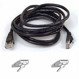 Belkin Cat5e Patch Cable - RJ-45 Male Network - RJ-45 Male Network - 2ft - Black