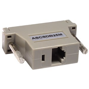 Raritan Null Modem Adapter - 1 x RJ-45 Female - 1 x 25-pin DB-25 Male