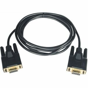 Eaton Tripp Lite Series Null Modem Serial DB9 Serial Cable (DB9 F/F), 6 ft. (1.83 m) - DB-9 Female - DB-9 Female - 6ft