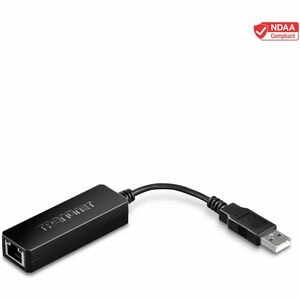 TRENDnet USB 2.0 to Fast Ethernet Adapter, Supports Windows And Mac OS, ASIX AX88772A Chipset, Backwards Compatible With U