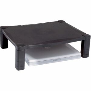 Kantek Single-Level Height-Adjustable Monitor Stand - 60 lb Load Capacity - Flat Panel Display Type Supported - 6" Width x