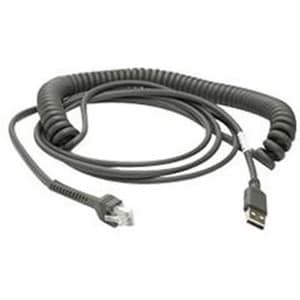 USB CBL SERIE A 9FT COILED