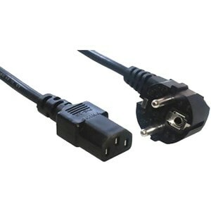 Cordon d'alimentation standard MCL MC901-5M - 5 m - CEE 7/7 / IEC 320 EN 60320 C13 - Noir