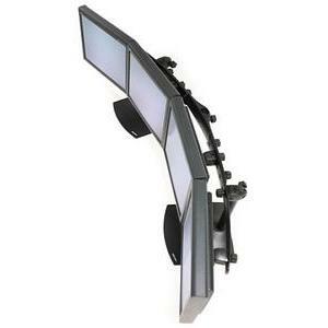Ergotron DS100 Display Stand - Up to 50.8 cm (20") Screen Support - 12.70 kg Load Capacity - Flat Panel Display Type Suppo