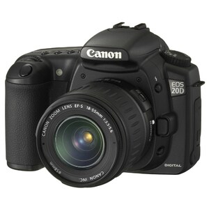 Canon EOS 20D 8.2 Megapixel Digital SLR Camera with Lens - 18 mm - 55 mm - 4.6 cm (1.8")LCD - SLR Viewfinder - 3x Optical 