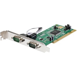 StarTech.com Serial adapter card - PCI - serial - 2 ports - 2 x 9-pin DB-9 Male 16C550 Serial
