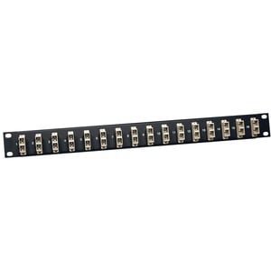 Eaton Tripp Lite Series 16-Port Fiber Patch Panel, 1U (SC/SC), Multimode or Singlemode - 16 x SC