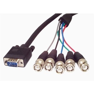 StarTech.com VGA Monitor cable - coax - HD-15 (M) - BNC (M) - 6 ft - Connect your PC's VGA/SVGA port to a monitor with 5 B