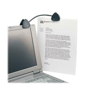 Kensington FlexClip 62081 Copy Holder - 44.5 mm Height x 38.1 mm Width - Black - Molded Plastic