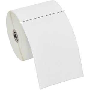Zebra Z-Select 800264-605 Multipurpose Label - 101.60 mm Width x 152.40 mm Length - Direct Thermal - White - 12 Roll