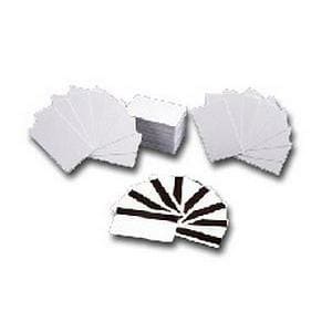 Zebra Premier Magnetic Stripe Card - Magnetic Stripe Card - 53.85 mm x 85.85 mm Length - White - Polyvinyl Chloride (PVC) 