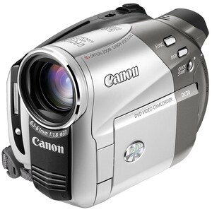 Canon DC50 Digital Camcorder - 6.9 cm (2.7") LCD Screen - 1/2.7" CCD - 16:9 - 10x Optical Zoom - 200x Digital Zoom - Optic