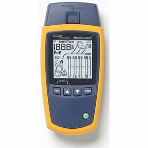 Fluke Networks MicroScanner2 Cable Verifier - Upto 11.8" Lenght Measurement - LCD - Network (RJ-45) - Twisted Pair