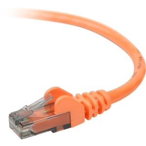 Belkin Cat. 6 UTP Patch Cable - RJ-45 Male - RJ-45 Male - 5ft - Orange