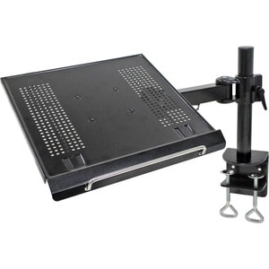 Newstar Desk Mount (clamp) for Laptop, Height Adjustable - Black - Height Adjustable - 25.4 cm to 55.9 cm (22") Screen Sup