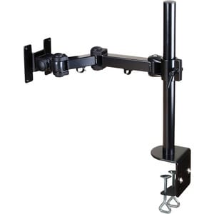 Newstar Full Motion Desk Mount (clamp) for 10-30" Monitor Screen, Height Adjustable - Black - 25.4 cm to 76.2 cm (30") Scr