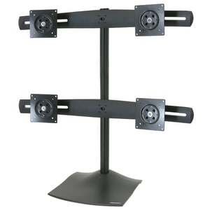 Ergotron DS100 Display Stand - Up to 61 cm (24") Screen Support - 56.25 kg Load Capacity - Flat Panel Display Type Support