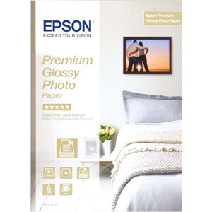 Epson Premium Glossy C13S042155 Photo Paper - A4 - 210 mm x 297 mm - 255 g/m² Grammage - Glossy - 1 Pack