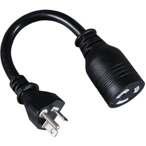 Eaton Tripp Lite Series Power Cord Adapter, NEMA L5-20R to NEMA 5-20P - Heavy-Duty, 20A, 120V, 12 AWG, 8.66-in. (21.99 cm)