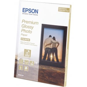 Epson Premium C13S042154 Inkjet Photo Paper - 130 mm x 180 mm - Glossy - 30 Sheet
