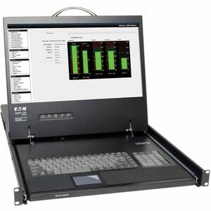 Eaton Tripp Lite Series 1U Rack-Mount Console with 19 in. LCD, TAA - 1 Computer(s) - 19" Active Matrix TFT LCD - 1U Height