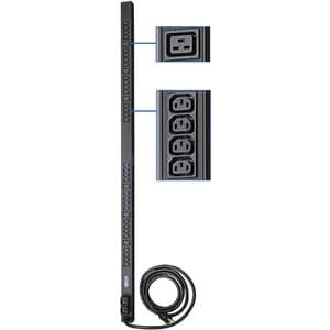 Eaton Tripp Lite Series 5.5kW Single-Phase 208/230V Basic PDU, 38 Outlets (32 C13 and 6 C19), NEMA L6-30P Input, 10 ft. (3