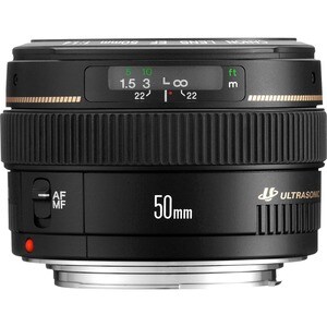 Canon EF 2515A012 - 50 mmf/1.4 - Fixed Lens - 0.15x Magnification - 73.8 mm Diameter