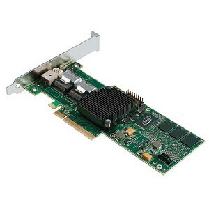 Intel SRCSASBB8I 8 Port SAS/Serial ATA RAID Controller - 256MB Embedded - PCI Express x8 - Up to 300MBps Per Port - 2 x SF