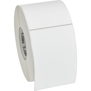 Zebra Label Kimdura Polypropylene 4 x 6in Thermal Transfer Zebra PolyPro 4000T 3in core - 4" Width x 6" Length - 720/Roll 