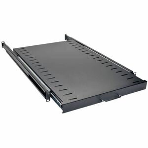 Tripp Lite SmartRack SRSHELF4PSL Rack Shelf - Black - Cold-rolled Steel (CRS) - 50 lb (22679.62 g) Maximum Weight Capacity