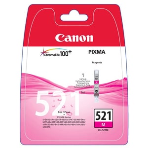 Canon CLI-521M Original Inkjet Ink Cartridge - Magenta - 1 Pack - Inkjet - 1 Pack
