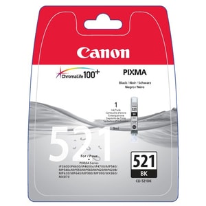 Canon CLI-521 Original Inkjet Ink Cartridge - Black Pack - 350 Pages