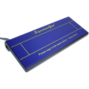 Topaz SignatureGem T-S261 Electronic Signature Capture Pad - Active Pen - 4.80" x 1.20" Active Area - USB - 410 PPI